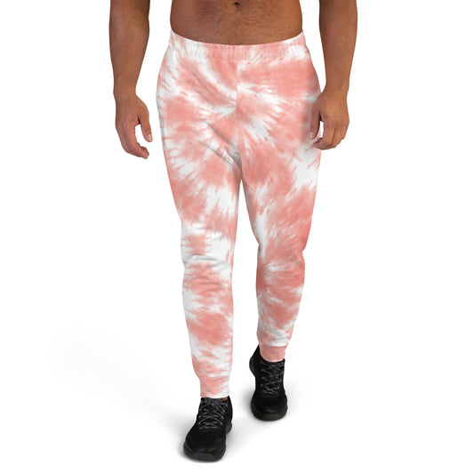 Pantalones deportivos con efecto tie dye y estampado de melocotones